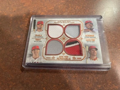 Coleção Museu 2015 /75 Josh Hamilton Mike Trout Albert Pujols Howie Kendrick - Imagem 1 de 2