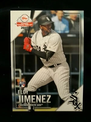2019 TOPPS NATIONAL.BASEBALL CARD DAY. ELOY JIMENEZ. RC. #7. WHITE SOX.  - Image 1 of 2