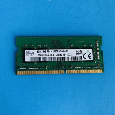 SK Hynix Samsung 8GB 1Rx8 PC4-2400T-SA1-11 DDR4 RAM Memory HMA81GS6AFR8N-UH - Image 1 of 2