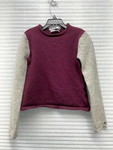 Tommy Hilfiger Boys 100% Merino Wool Sweater Made In Japan Size M  - Picture 1 of 8
