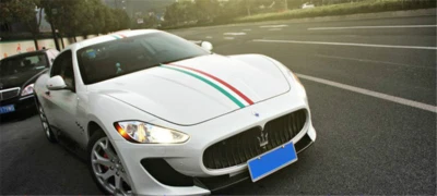 For Ferrari Lamborghini Decala Body Sticker Italy Flag Stripe Decala Sticker Foto 1 de 4