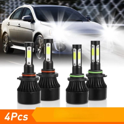 For Mitsubishi Lancer 2008 2009 2010 2011 2012-2017 LED Headlight Bulb White Kit - Image 1 of 4