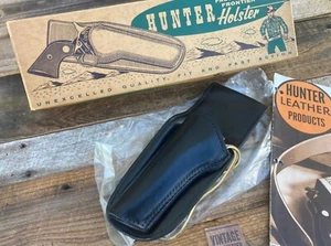 Vintage Hunter Frontier Holster Black Leather For Ruger Bearcat Savage 101  LEFT - Picture 1 of 3