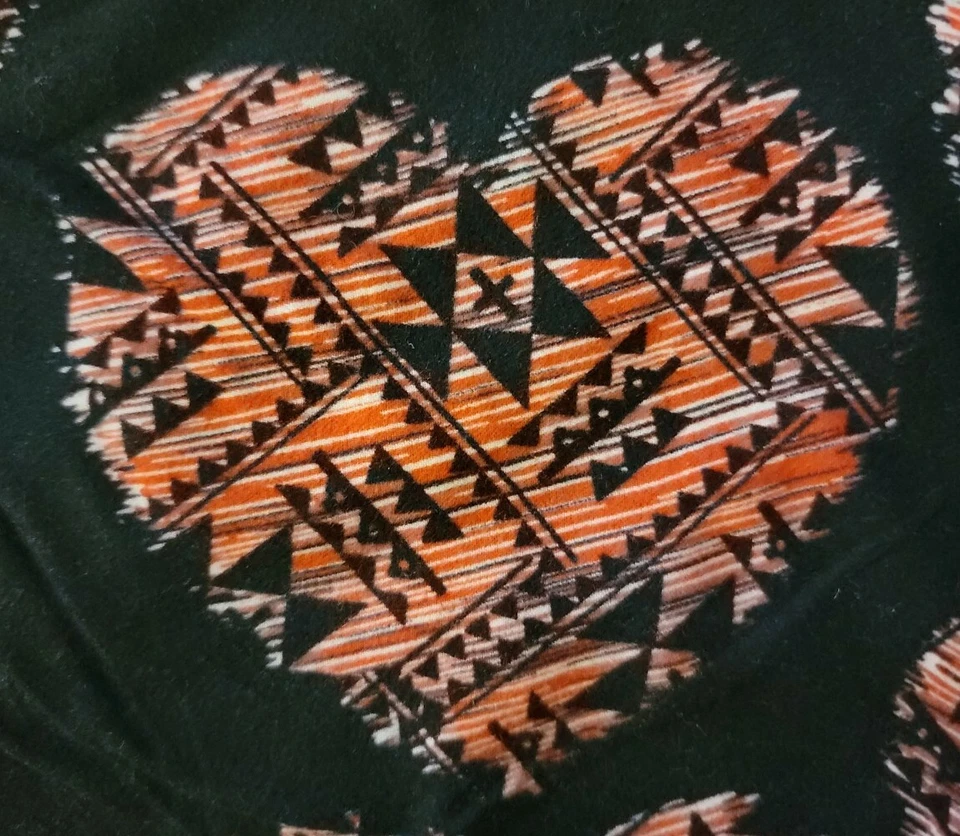 Lularoe Leggings Aztec Hearts Vintage Rare Unicorn OS NWOT - Image 1 of 3