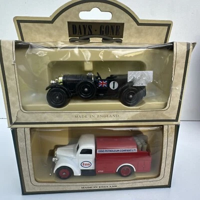 2 X LLEDO DAYS GONE - 1939 FORD TANKER - ESSO PETROLEUM  & 1930 BLUE BENTLY 4.5L - image 1 of 4