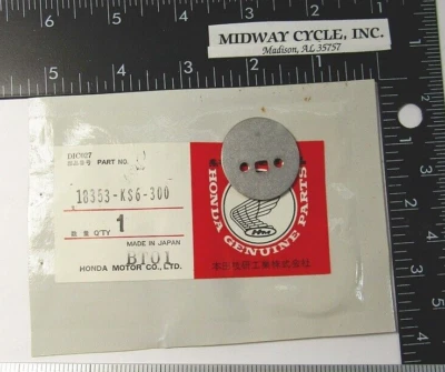 CARBURADOR HONDA CR125 NUEVO VÁLVULA MARIPOSA 18353-KS6-300 CR 125 R 1986 86 lm Foto 1 de 4