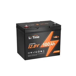 LiTime 12V 100Ah Group 24 LiFePO4 Lithium Battery BMS 1280Wh For RV Solar Marine - Picture 1 of 12