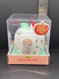 NIOB Precious Moments Vintage Brighten up apple ornament for teacher. - Picture 1 of 2