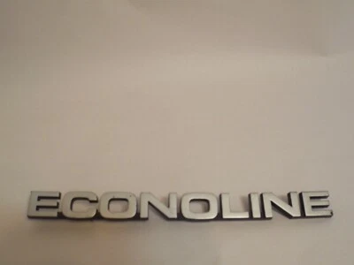 Emblema de guardabarros Econoline 1989 1990 1991 Ford Van E150 E250 E350 insignia moldura parte H Foto 1 de 4