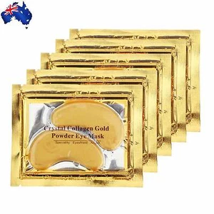 5 Pairs Gold Gel Anti-Wrinkle Dark Circle Collagen Under Eye Patches Pad Mask - Picture 1 of 1