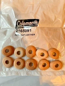 LOT 10 COLEMAN Pump Cup Leather Part #2165091 New - Picture 1 of 2