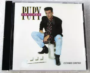 PUPY SANTIAGO / ESTANDO CONTIGO CD 1990 CBS US LATIN SALSA RARE OOP - Picture 1 of 5