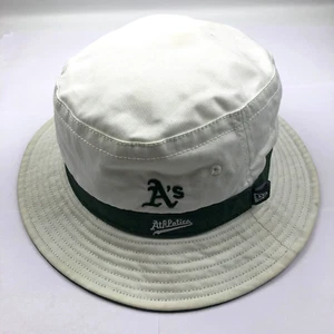 Gorra Oakland A's Athletics blanca talla aproximadamente 7-7 1/4" de New Era Cap - Imagen 1 de 11