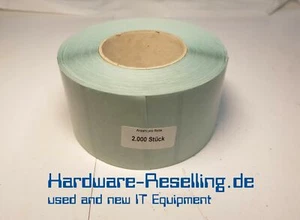 Stielow Rollen-Etikett 80g Chlorfrei Gebleicht Stark Haftend 2000Stk. 76 x 46 mm - Bild 1 von 1