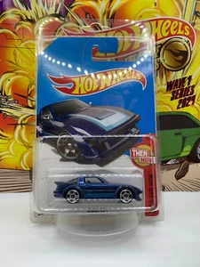 HotWheels 2016 #337 Mazda RX-7 Then & Now Blue - Free Protector - Picture 1 of 5