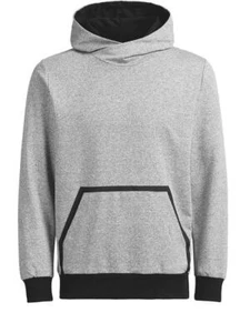 MENS JACK AND JONES SOFT FEEL HOODED SWEATSHIRT HOODY TOP WALLEN - STONE GREY - Picture 1 of 1