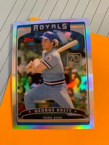 2021 TOPPS BASEBALL GEORGE BRETT 70 TOPPS REFRACTOR ~ #70YTC-56 - Picture 1 of 1