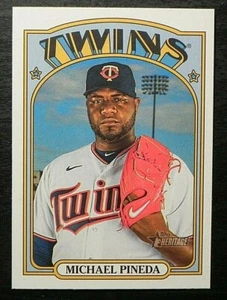 2021 Topps Heritage Baseball #74 Michael Pineda Minnesota Twins - Picture 1 of 2