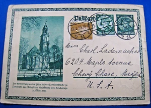 ALEMANIA - 1933 - POSTAL - IGLESIA (GGG1) - Imagen 1 de 2