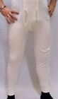 Pantalon Thermique en Coton Taille M Couleur Crème Chaude Pour Ski Blanc Neige