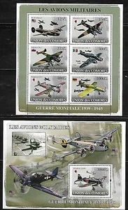Avión militar Islas Comoras 993-94 Segunda Guerra Mundial como nuevo NH - Imagen 1 de 1