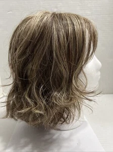 Gabor Essentials Wig Shoulder Length Layered Wavy Dark Blonde Brown - Picture 1 of 6
