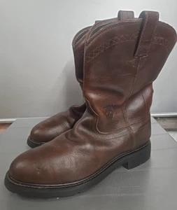 ARIAT ATS Boots Motorcycle Biker Riding Leather Engineer Brown 13 D  - Picture 1 of 11