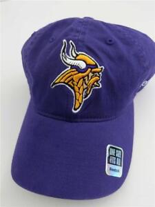 New Minnesota Vikings Mens Size OSFA Reebok Flex Fit Purple Hat $22