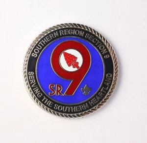 SR-9 OA Challenge Coin (blue) - 2018 Conclave - Coosa Lodge Host - Picture 1 of 2