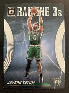 2023-24 Panini Donruss Optic - Raining 3s #18 - Jayson Tatum - Bild 1 von 2