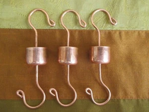 3 NEKTARSCHUTZ AMEISENGRÄBEN für KOLIBRI-FUTTERHÄUSCHEN, HANDGEFERTIGT MASSIVES KUPFER USA - Bild 1 von 3