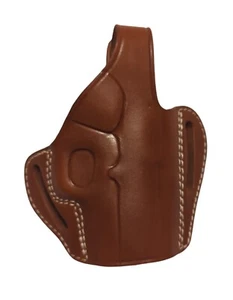 Leather Gun Holster- Kimber Micro 9 Ultra Carry II 9mm /.45 ACP | Thumb Break 3" - Picture 1 of 9