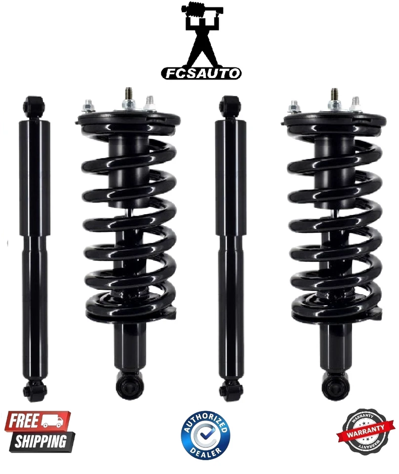 Amortiguadores delanteros y traseros FCS completos para Nissan Titan 2004-2015 5,6 L tracción trasera Foto 1 de 1