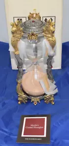 Franklin Mint Merlin’s Crystal Hourglass RARE King Arthur Dragon Pewter Gold - Picture 1 of 6