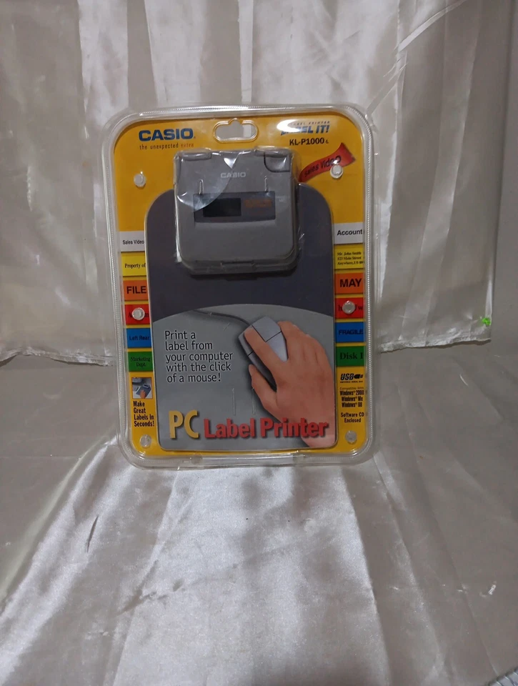 Casio KL-P1000 -l label Printer Comes With Mouse Sealed - Image 1 of 4
