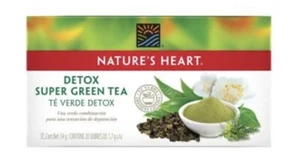 Te detox Super Té Verde 20 bolsitas de té Espirulina Mate Te Verde Hinojo - Imagen 1 de 6