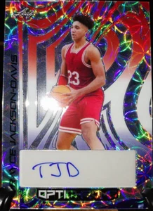 TJD Trayce Jackson-Davis Warriors 2023 Leaf Rookie Auto Autograph Mint 2/2 Scope - Picture 1 of 5