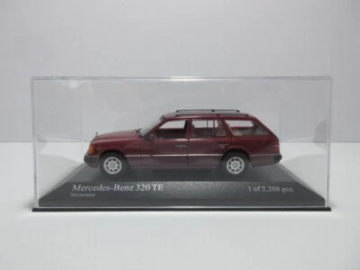 1:43 Minichamps Mercedes-Benz 320TE Minicar Red Diecast Model - Image 1 of 4