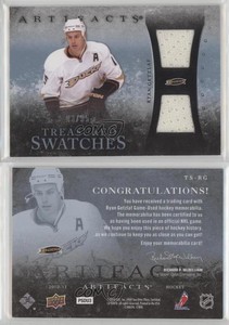 2010-11 Upper Deck Artifacts Treasured Swatches Blue /35 Ryan Getzlaf #TS-RG