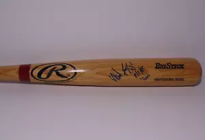 Bate de béisbol autografiado firmado por Wade Boggs y certificado de autenticidad Boston Red Sox Tampa Bay Rays - Imagen 1 de 15