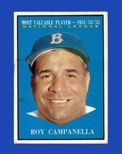 1961 Topps Set-Break #480 Roy Campanella MVP LOW GRADE (crease) *GMCARDS*