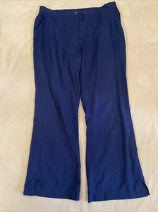 Pantalones de exfoliante de manos curativas XL para mujer azul marino etiqueta púrpura - Imagen 1 de 4