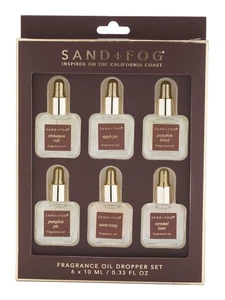 Sand + Fog 6 Pack of 0.33 fl oz Fragrance Diffuser Oils Cinnamon Pumpkin Caramel - Picture 1 of 5
