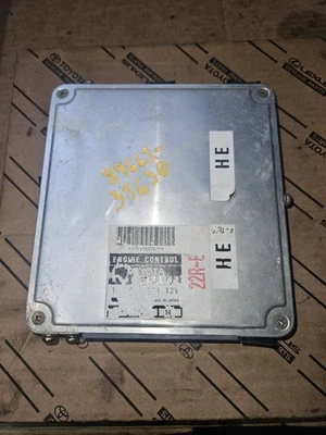 原始设备制造商 1991 - 1992 年丰田皮卡 4runner 4WD 22RE ECU ECM 89661-35630 已测试!  — 第 1/4 张图片