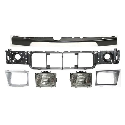 Header Panel Headlight Kit For 1997-2002 Ford E-150 Econoline E-250 Econoline Foto 1 de 4