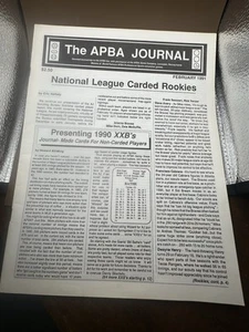APBA Journal Feb, 1991 (28 pages)-Journal Made Cards for Non-Carded 1990 Players - Picture 1 of 2