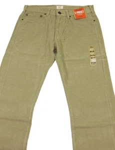 Men's Corduroy Jeans NEW Dockers Straight Fit Beige Tag & measured size 30x30 - Picture 1 of 5