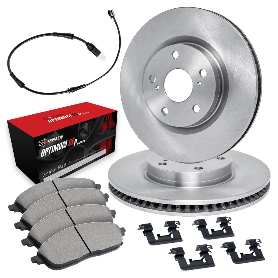 For Porsche Panamera 17-22 R1 Concepts Front Brake Kit w Optimum Pads Foto 1 de 2