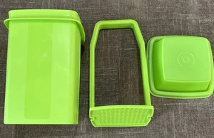 Vtg.Tupperware  Lime Green Pick-A-  Deli Pickle Storage Container # 1560 - Picture 1 of 6