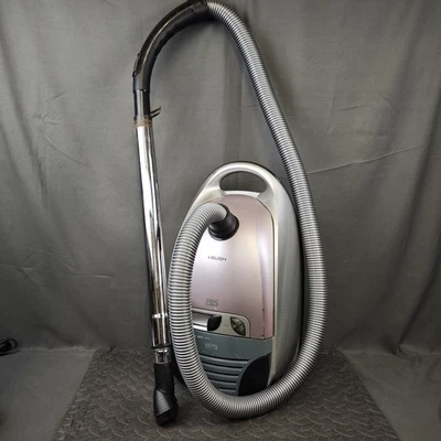 Bush Cylinder Vacuum DD2802FMB 1600-1800W  Wand Hose Brush Filter Bagged Silver - Image 1 of 4